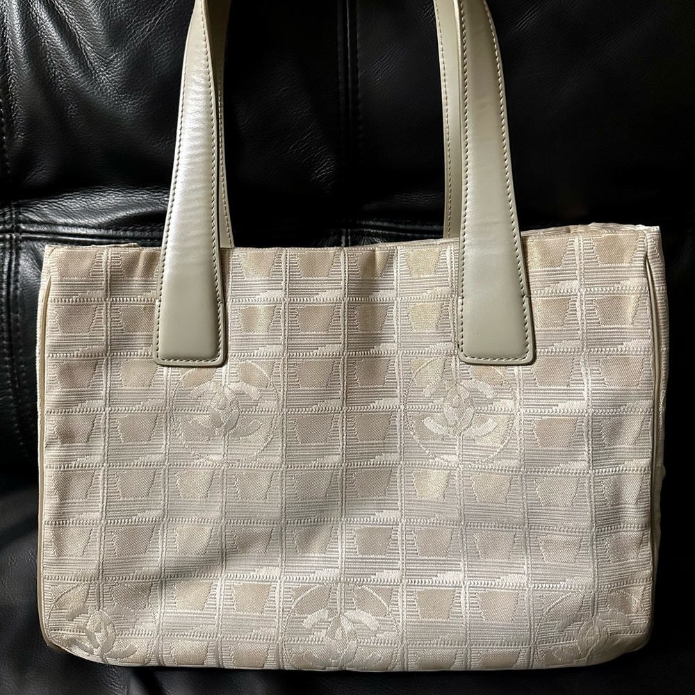 Chanel nylon tote bag